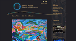 Desktop Screenshot of carolewilsonarts.com